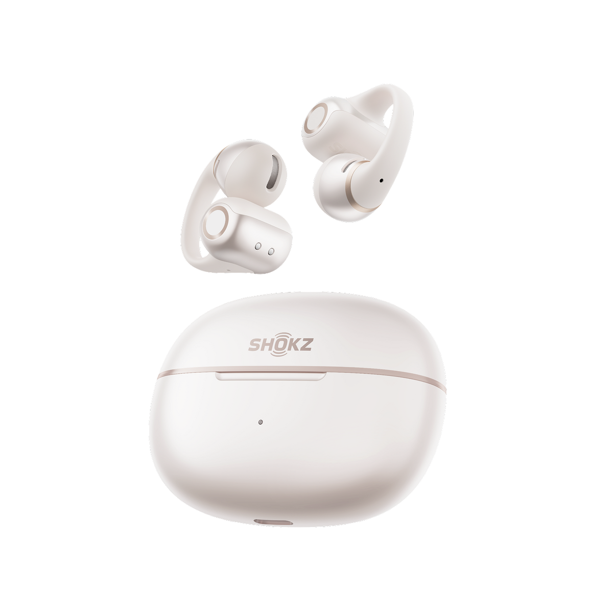 【ほぼ新品】Shokz OpenDots 2 Pearl White Buy Shokz OpenDots 2 | Flagship Open Ear Clip-On Earbuds