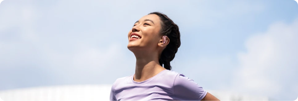 open-ear listening for transparency