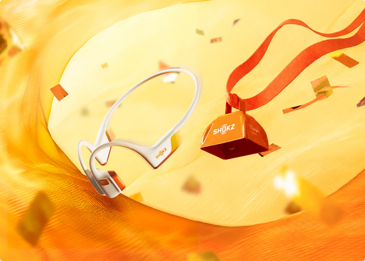 Claim Your Free Cowbell at Shokz Booth