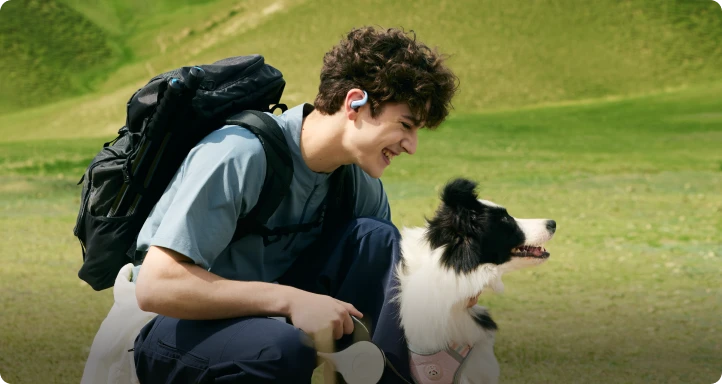 Shokz OpenFit Air 2 - Sleek. Streamlined. Pocket-sized.
