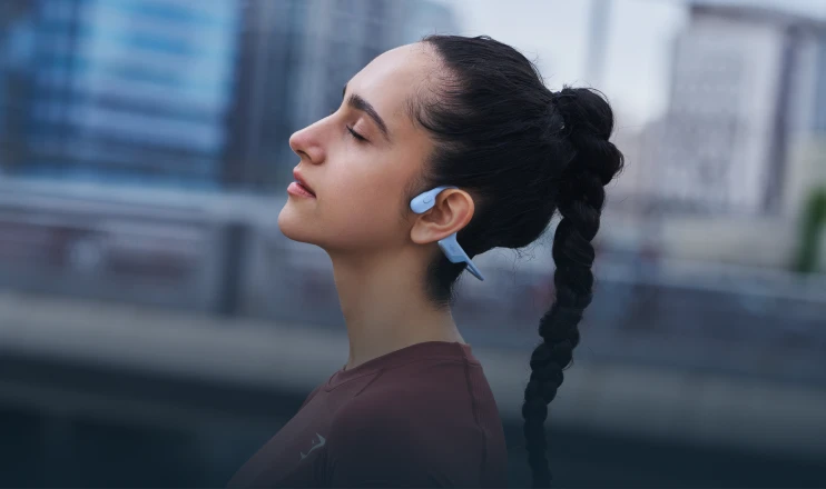 Shokz OpenRun Air 2 contoured for comfort