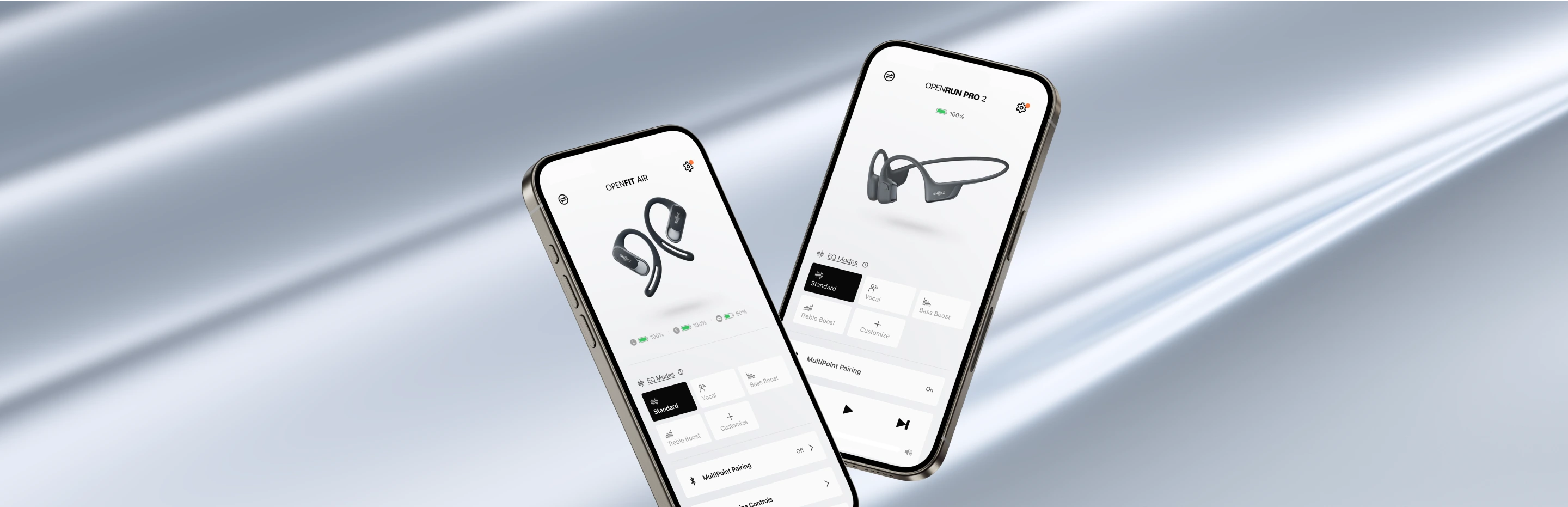 shokz app banner image