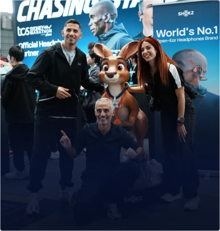 Shokz Booth During Race Week