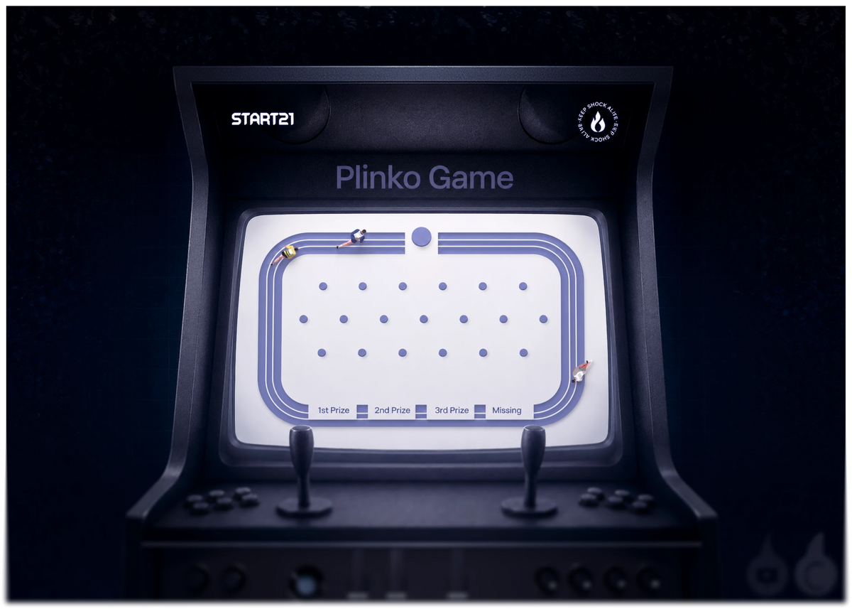 Sydney Marathon lucky draw plinko game
