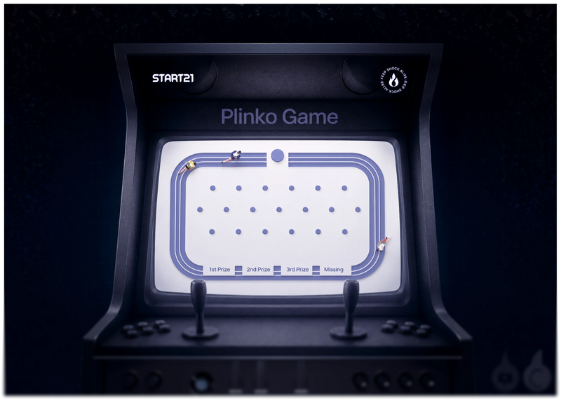 Sydney Marathon lucky draw plinko game